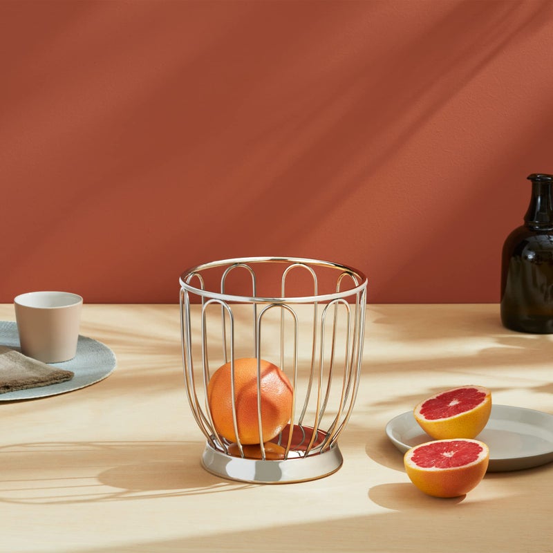 Alessi 370/19 - Design Wire-Worked Citrus Fruit Holder, 18/10 Stainless Steel, Ã˜ 19 cm - Image 5